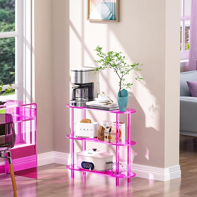 Clear Bookshelf, Acrylic Bookcase - Image 4