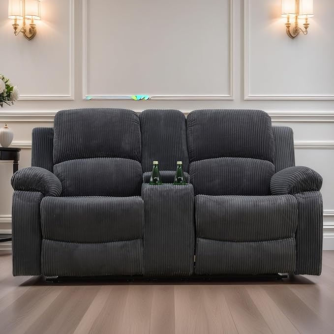 Loveseat Recliner Sofa, Reclining Loveseat Couch - Image 6