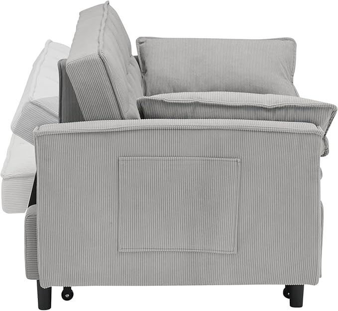 Ball & Cast Convertible Sofa Bed, Pull Out Loveseat Sleeper Sofa, Convertible - Image 9