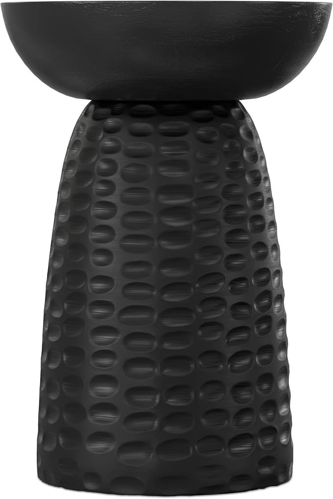 SIMPLIHOME Boyd 13-inch Wide Solid Mango End Table in Black, Contemporary-Style - Image 5