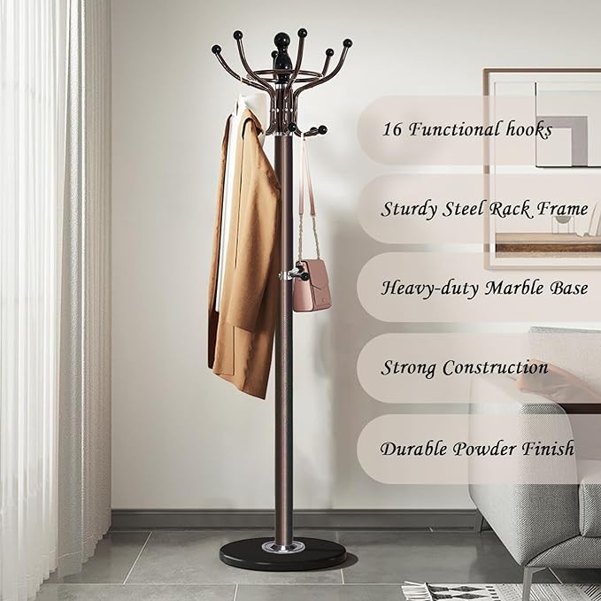 Kertnic Freestanding Coat Rack - Image 2