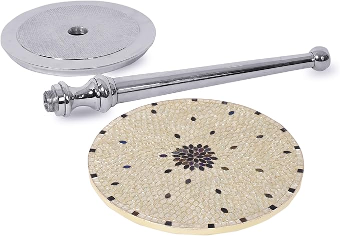 CLEENTABLE Mosaic Round End Table - Image 5