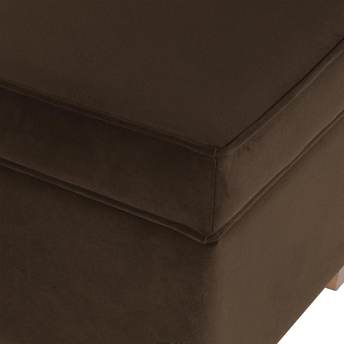 Home Decor | Dinah Collection Modern Storage Ottoman | Ottoman - Image 9