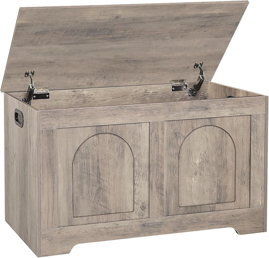 DINZI LVJ Storage Chest, 31.5”Wooden Storage Box by DINZILVJ