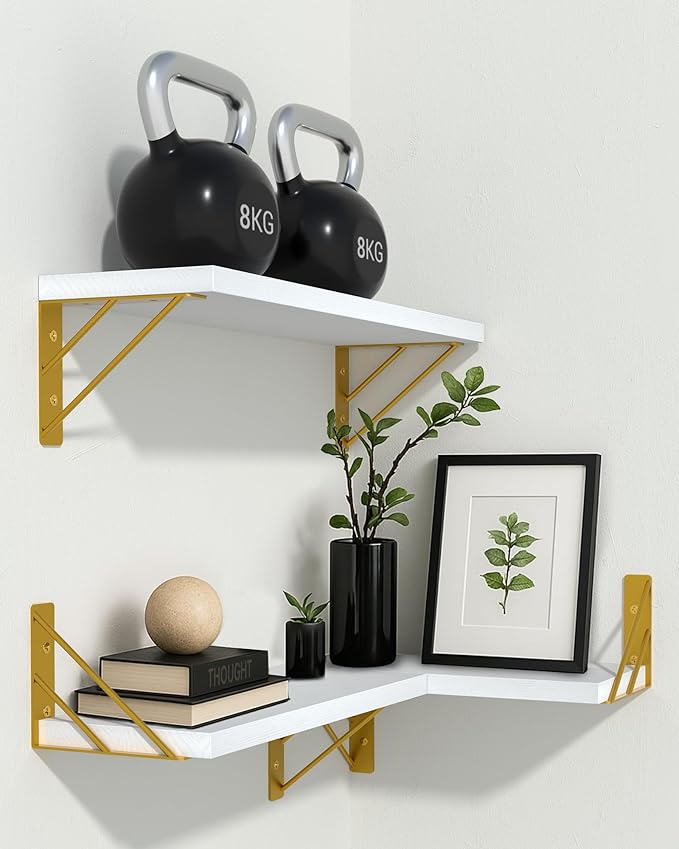 BAYKA Wall Shelves for Bedroom Decor, Floating Wall Shelves for Living Room - Image 2