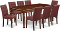 East West Furniture DOAS9-MAH-26 9 Piece Kitchen Table Set Consists A Dinning by EastWestFurniture