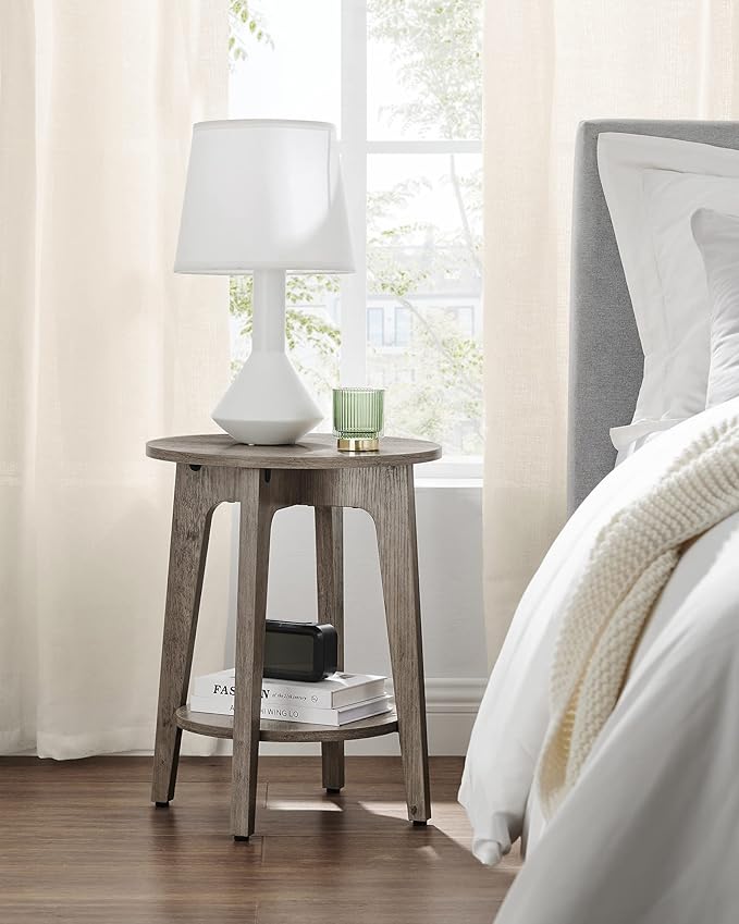 VASAGLE Side Table, Small Round End Table - Image 9