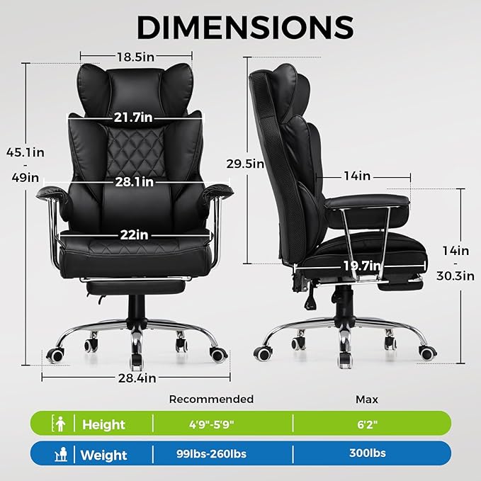 GTRACING Gaming Chair, Office Chair - Image 2
