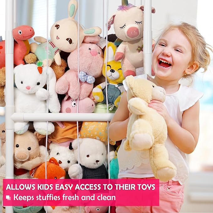 Stuffed Animal Zoo Storage Stuffed Animal Holder PVC Plush Storage Organizer - Image 4