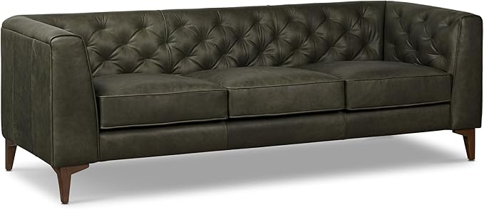 POLY & BARK Essex Leather Couch - Image 5