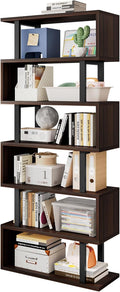 SORCEDAS Bookshelf Geometric Bookcase S Shaped Industrial Bookshelf Storage by SpecialYourHome