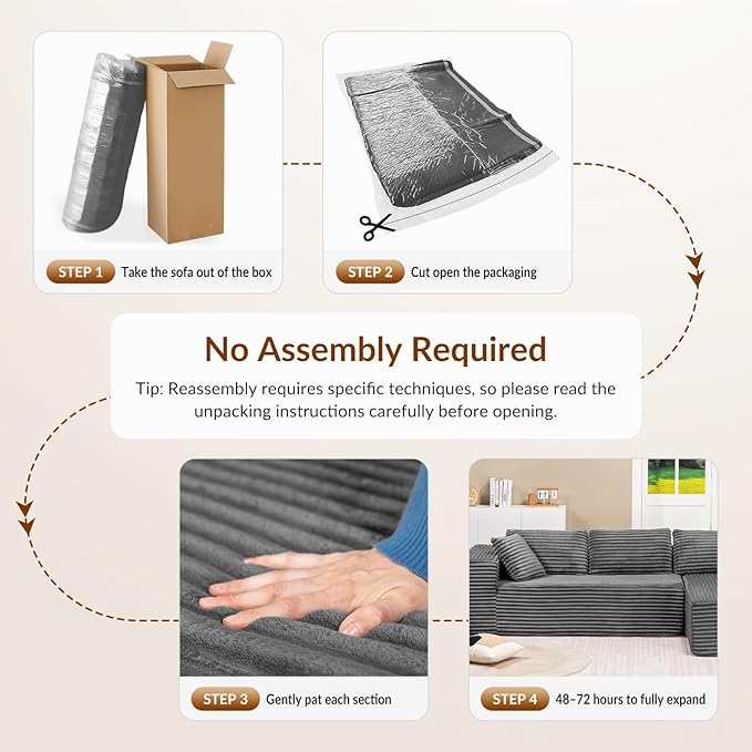 COMHOMA 105”Modular Sectional Sofa - Image 10