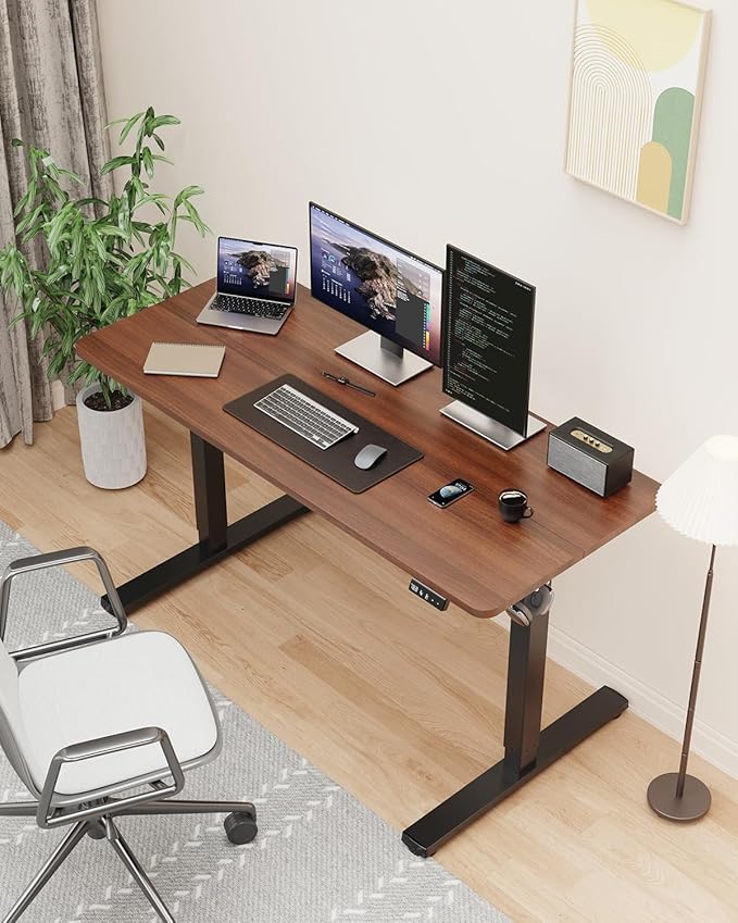 Electric Standing Desk, Large Height Adjustable Stand up Desk, 48 x 24 Inches - Image 2