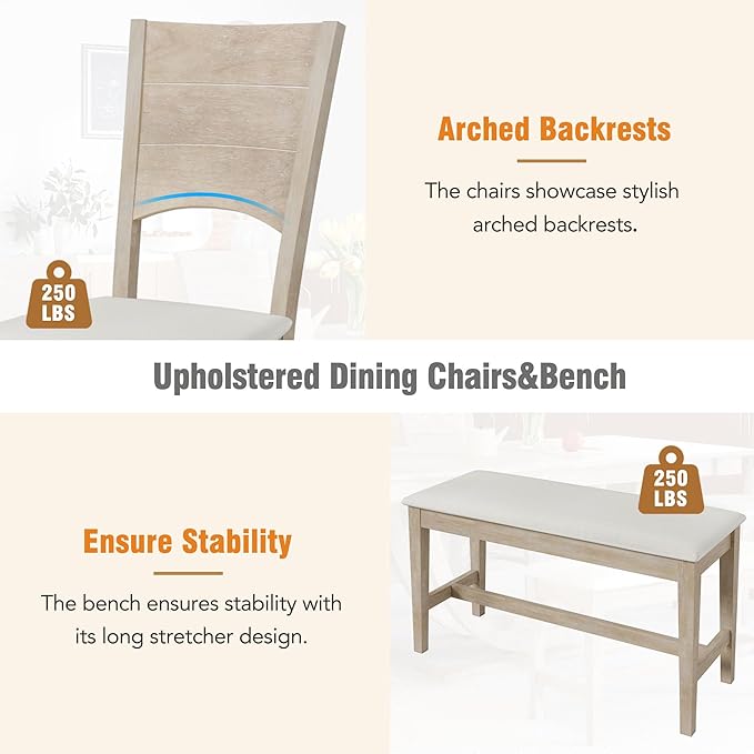 Ball & Cast 6 Piece Dining Table Set - Image 8