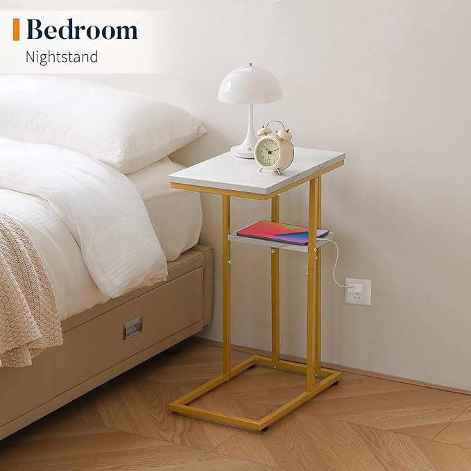 Yoobure C Shaped End Table, Side Table - Image 6