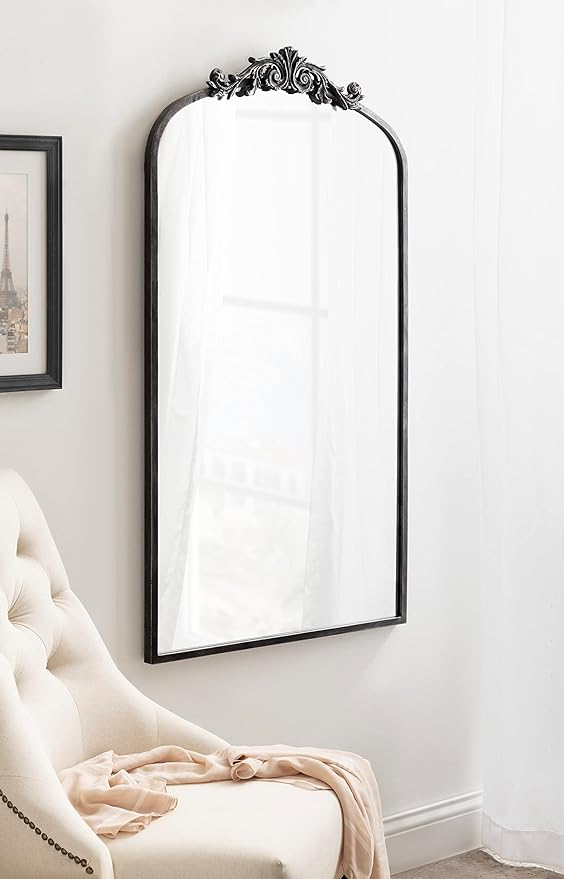 Kate and Laurel Arendahl Vintage Glam Arched Tall Panel Mirror; 24 x 42; - Image 3