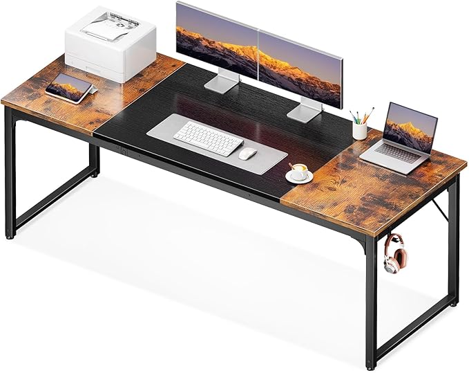 Coleshome 71 Inch Computer Desk, Modern Simple Style Desk by Coleshome