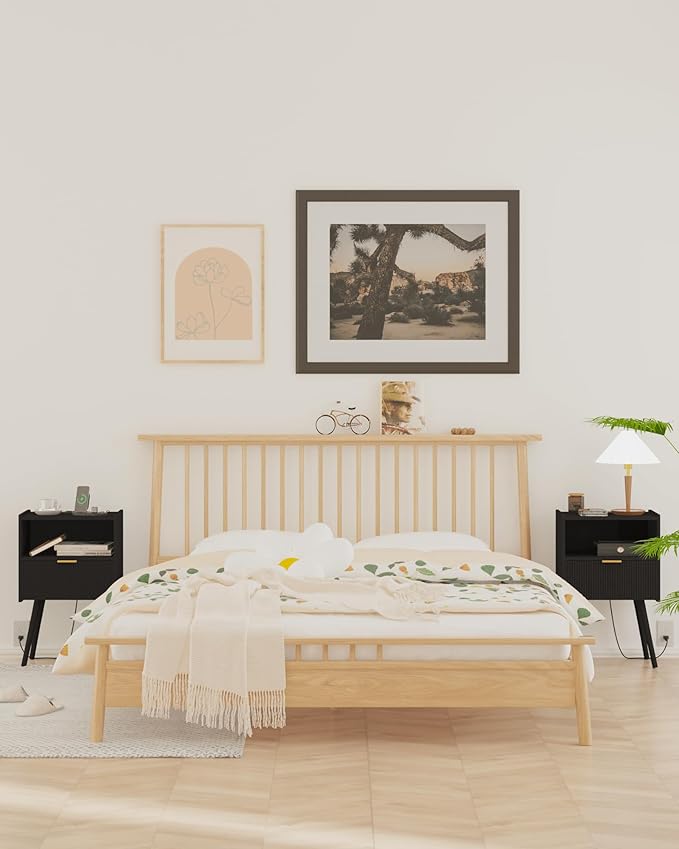 Nightstand, Modern Bedside Table - Image 6