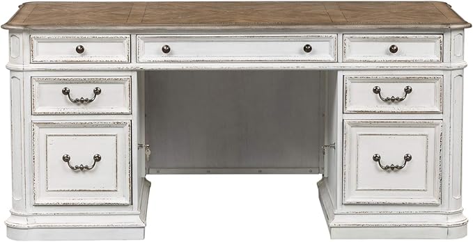 Liberty Furniture Industries Magnolia Manor Complete 5 Piece Desk - Image 7