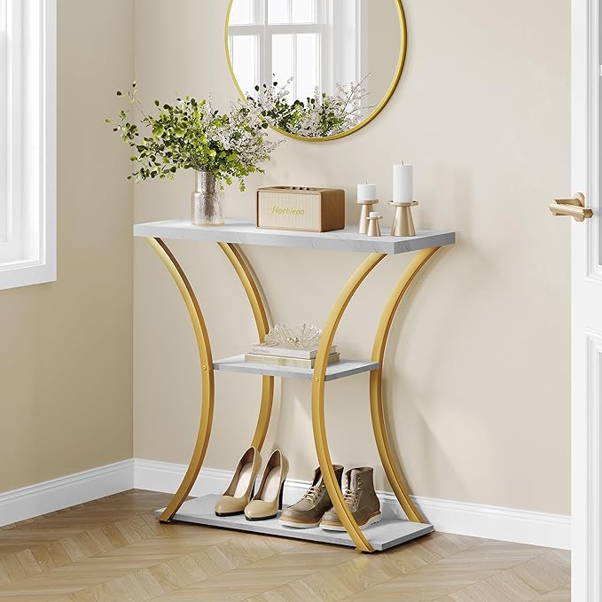 Hoctieon 3 Tier Console Table by Hoctieon