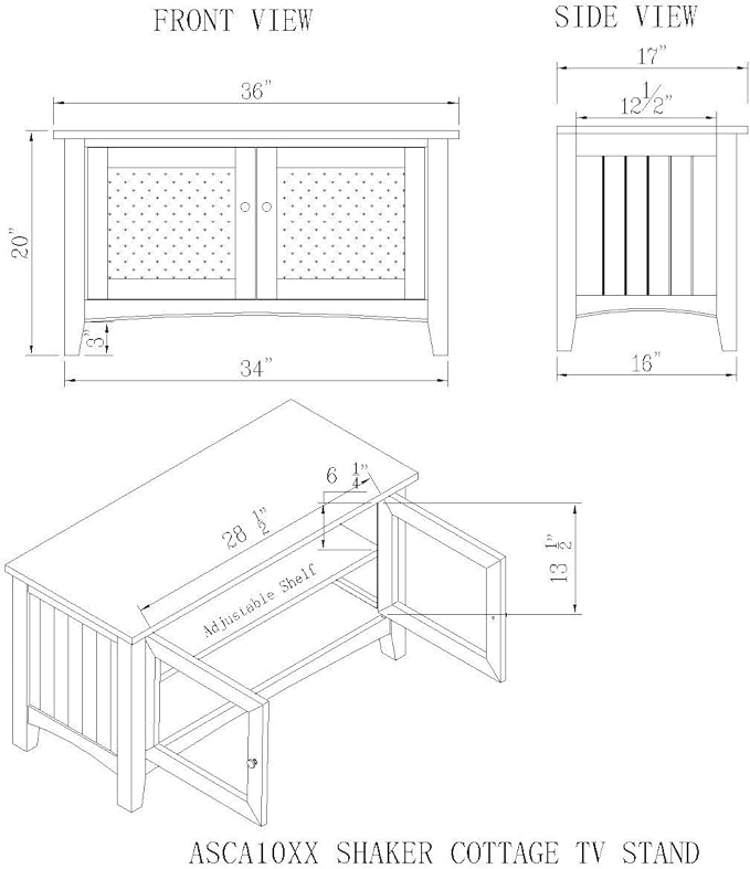 Shaker Cottage TV Stand, Espresso - Image 5