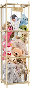 Stuffed Animal Storage, Wood Stuffed Animal Zoo Storage, 54 inch Large Plushy by LIYIYES