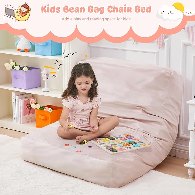 Kids Bean Bag Chair Bed - Image 7