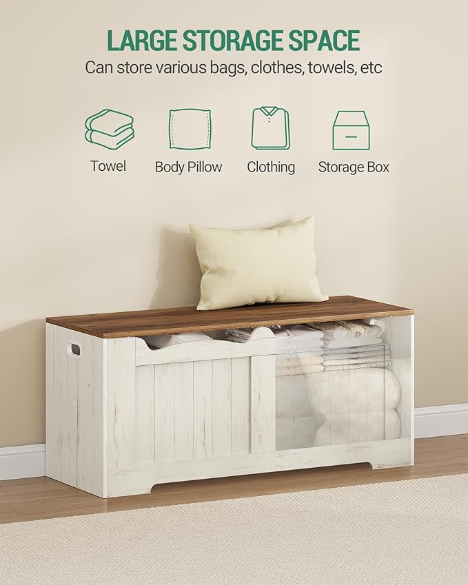 43.3" Storage Chest, Extra Large Storage Bench Trunk - Image 7