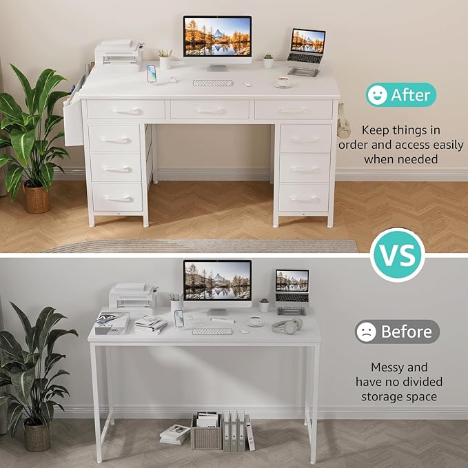 Lufeiya 47 Inch Computer Desk - Image 5