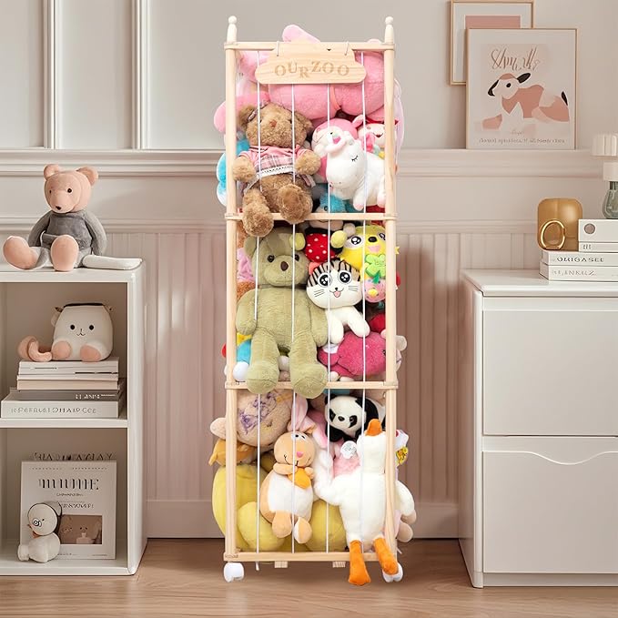Stuffed Animal Storage Organizer, Zoo Toy Storage Holder - Image 2