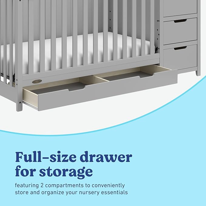 Graco Hadley All-in-One Convertible Crib & Changer – GREENGUARD Gold Certified - Image 6
