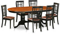 East West Furniture PLNI7-BCH-LC 7 Piece Modern Dining Table Set Consist of an by EastWestFurniture