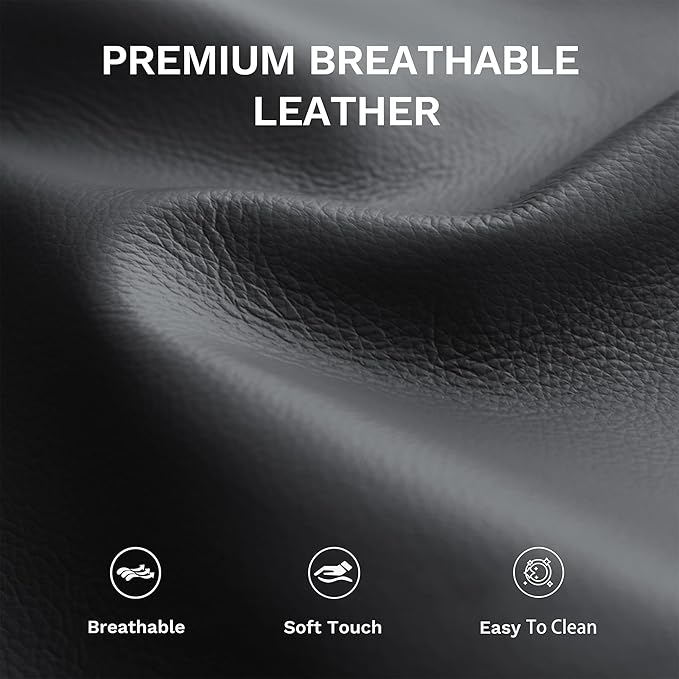 COLAMY Pushback Electric Recliner Chair, Premium Leather Upholstery - Image 6