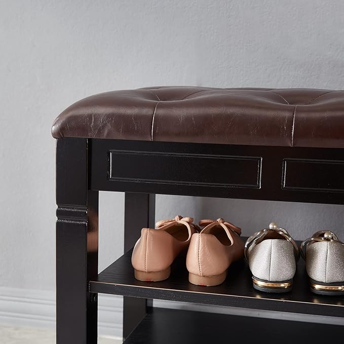 Shoe Storage Bench, Entryway Shoe Rack - Image 6
