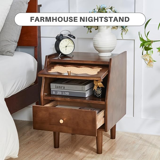 Uniclinens Rattan Nightstand - Image 6