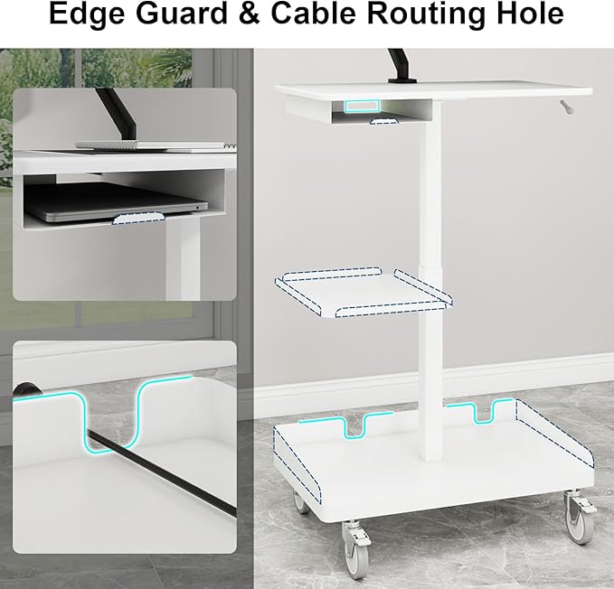 Natwind Mobile Workstation Cart - Image 7
