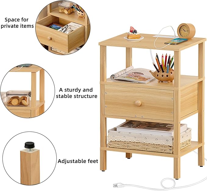 Lerliuo Nightstand Set of 2 - Image 6