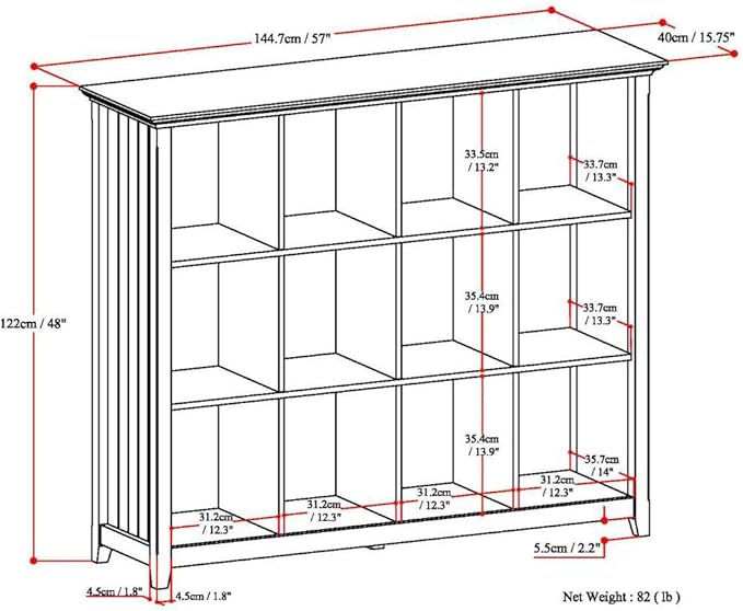 SIMPLIHOME Acadian Bookcase - Image 3