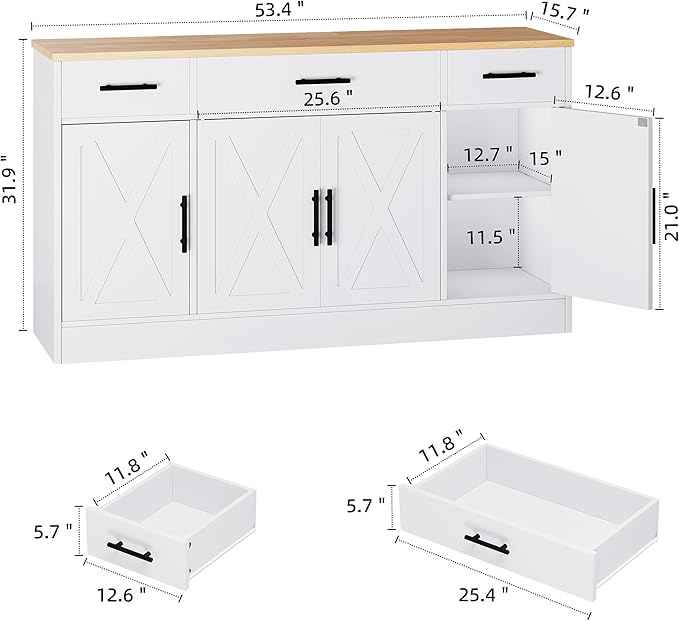 Shintenchi Sideboard Buffet Cabinet - Image 2