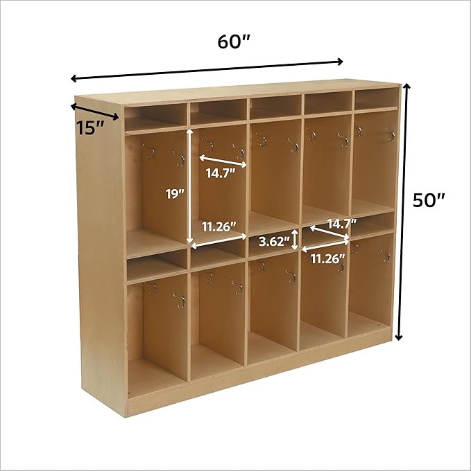 10 Section Cubbies for Classroom - Image 3