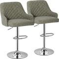 VECELO Adjustable Bar Stools Set of 2, Bar Height Stools by VECELO