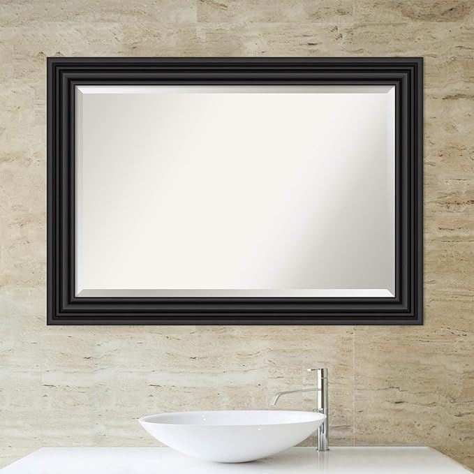 Amanti Art Black Bathroom Mirror - Image 6