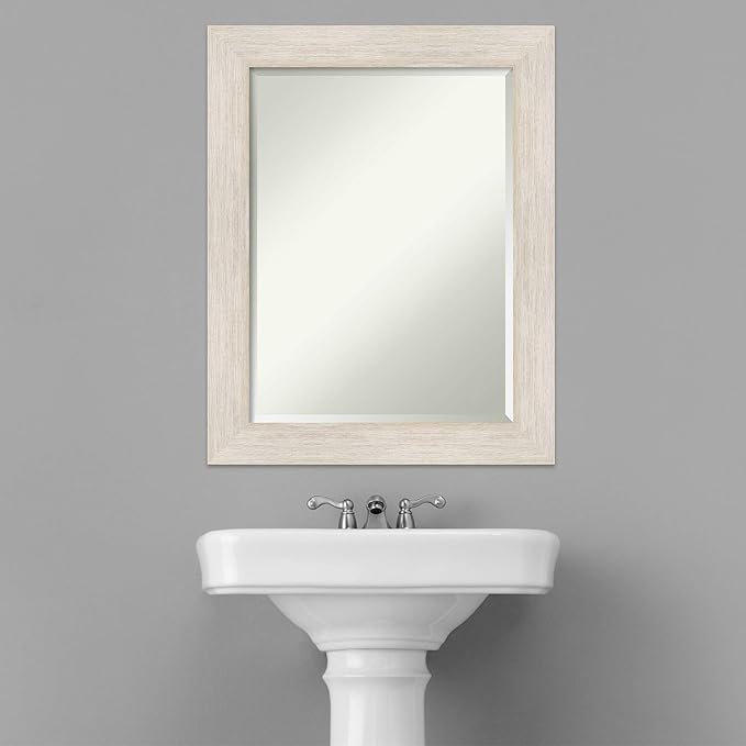 Amanti Art White Bathroom Mirror - Image 5