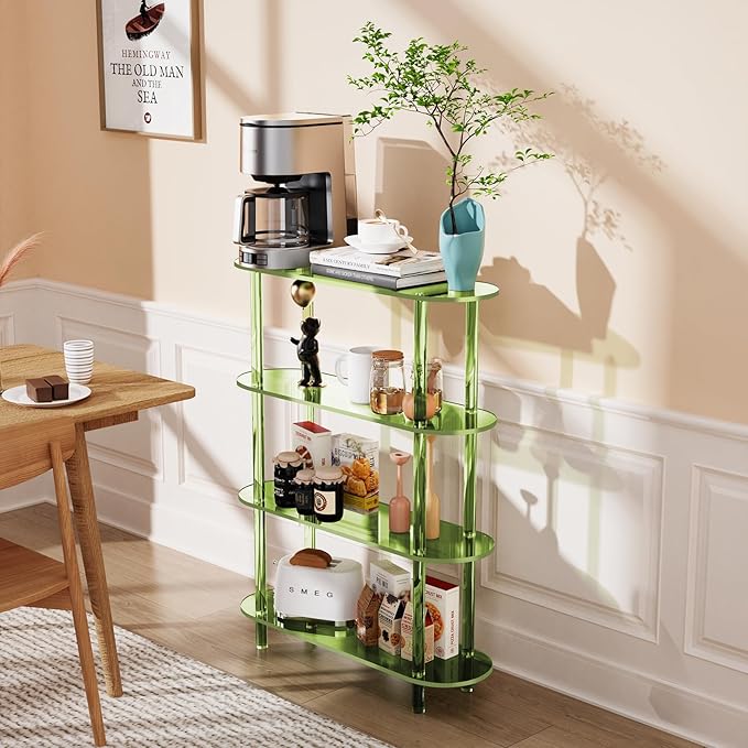 Clear Bookshelf, Acrylic Bookcase - Image 4