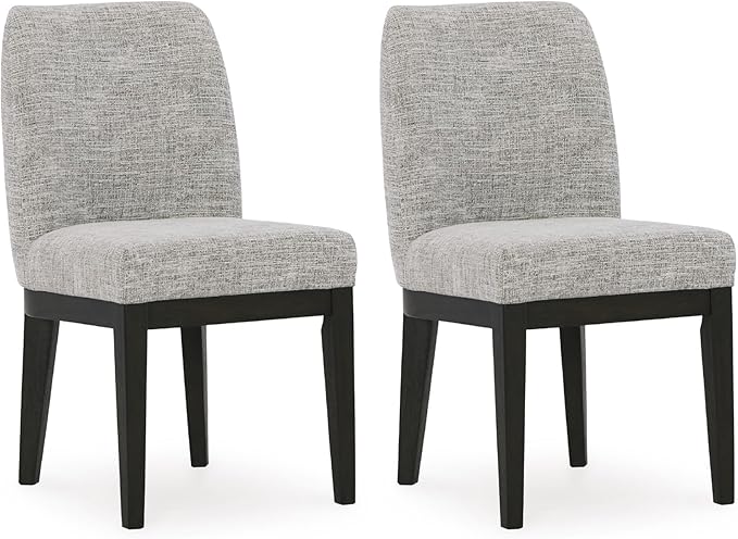 Signature Design by Ashley Burkhaus Traditional Upholstered Dining Chair by SignatureDesignbyAshley