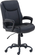 Amazon Basics Classic Puresoft PU Padded Mid-Back Height Adjustable Office by AmazonBasics
