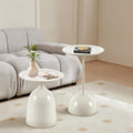 Kelligo Side Table Set of 2, Round Side Table by KELLIGO