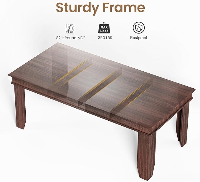 GarveeHome Farmhouse Dining Table - Image 7