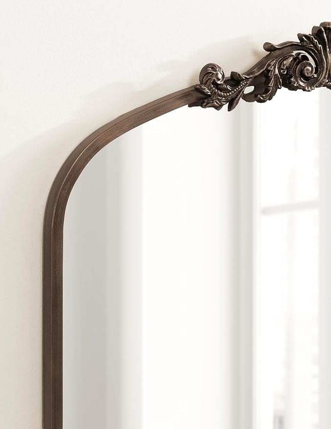 Kate and Laurel Arendahl Ornate Traditional Square Arched Mirror; 28 x 30; - Image 5