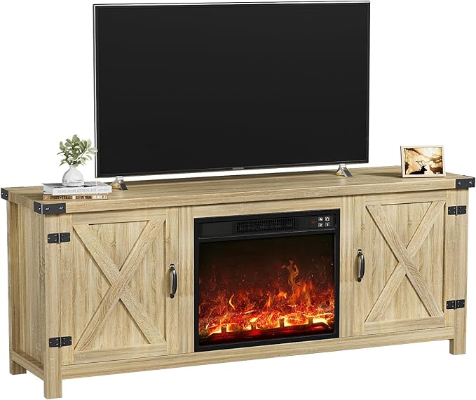 YESHOMY Fireplace TV Stand - Image 2